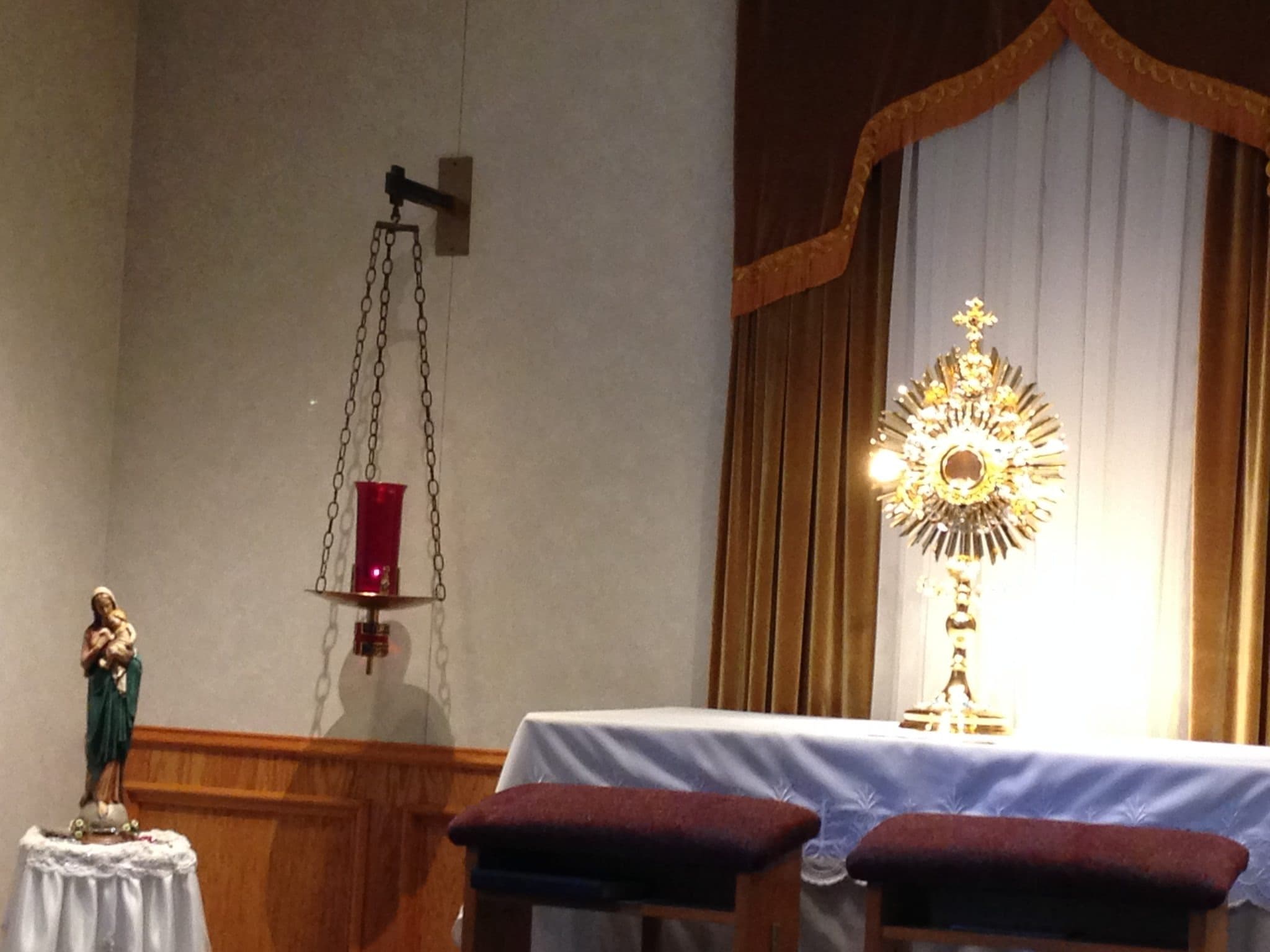 Eucharistic adoration chapel