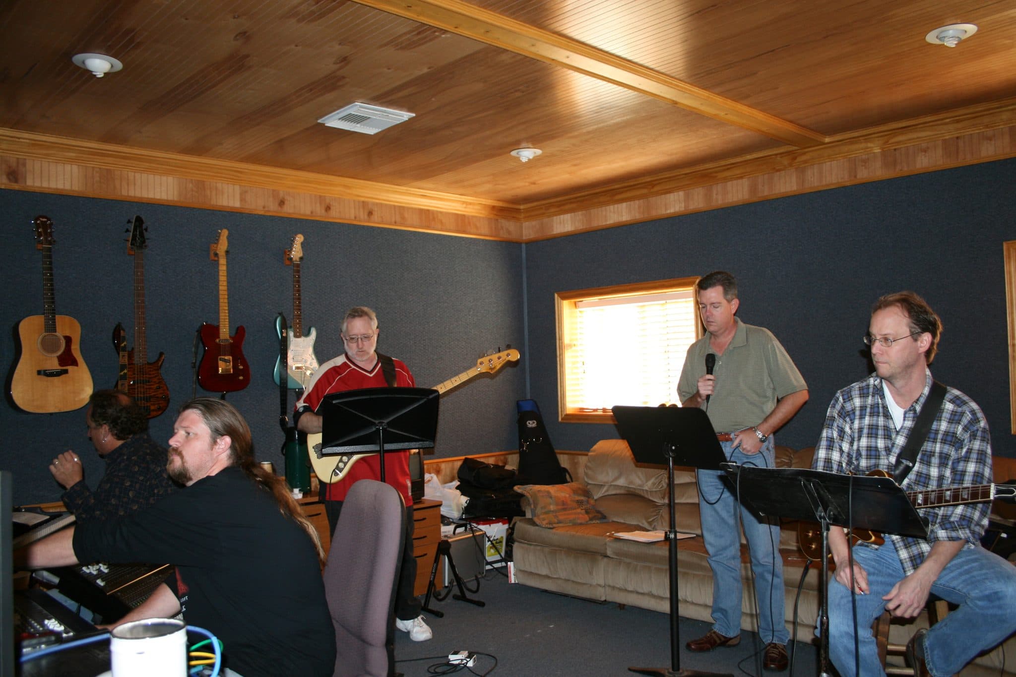 Loves Gate recording studio session from 2009